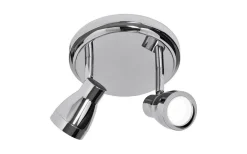 Resö Takspotlight Ø17cm Krom IP44