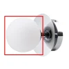 Reservglas till 6941 Art Deco D13 Vit/krom