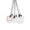 Reservglas till Pallas och Bowl Taklampa 15cm Klarglas