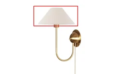 Reservskärm till 6346 Iris Vägglampa Creme
