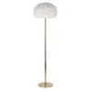 Rhythm Golvlampa Fjädrar 170cm Vit