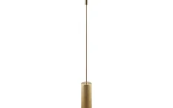 Rib Golvfot 129cm Borstad Mässing
