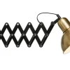 Riggs Vägglampa Mässing/Svart