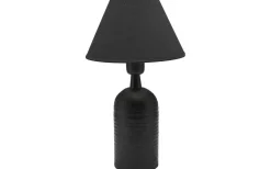 Riley Lampfot 28cm Matt Svart