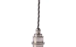 Ringupphäng U18 Grå kabel, Nickel