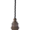 Ringupphäng U18 Svart kabel, Antik