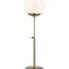 Rise Bordslampa 60cm Antikmässing/Vit