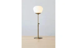 Rise Bordslampa 60cm Antikmässing/Vit