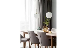 Ritz Taklampa 25cm E27 Opal/Mässing
