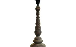 Riva Lampfot 66cm Åldrat Trä
