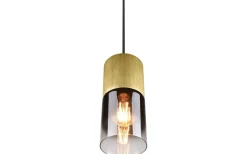 Robin Fönsterlampa 10cm E27 matt mässing/rökfärgad