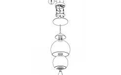 Rocamar Fönsterlampa 19cm Koppar