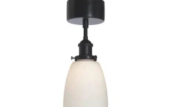 Rock Plafond 14cm Svart/Opal