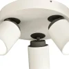 Rollo Takspotlight 21cm 3L Matt Vit/Grå