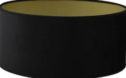 Roma Cylinder Lampskärm Sammet Ø35cm Svart