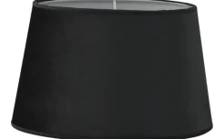 Roma Oval Lampskärm Sammet 30cm Grafitgrå