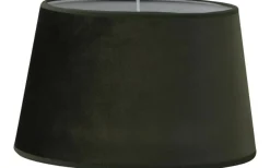 Roma Oval Lampskärm Sammet 25cm Khakigrön