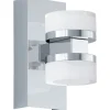 Romendo Up/Down Vägglampa LED 3000K 2x7,2W Krom IP44