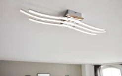 Roncade Plafond 65cm LED 3000K 26W Krom