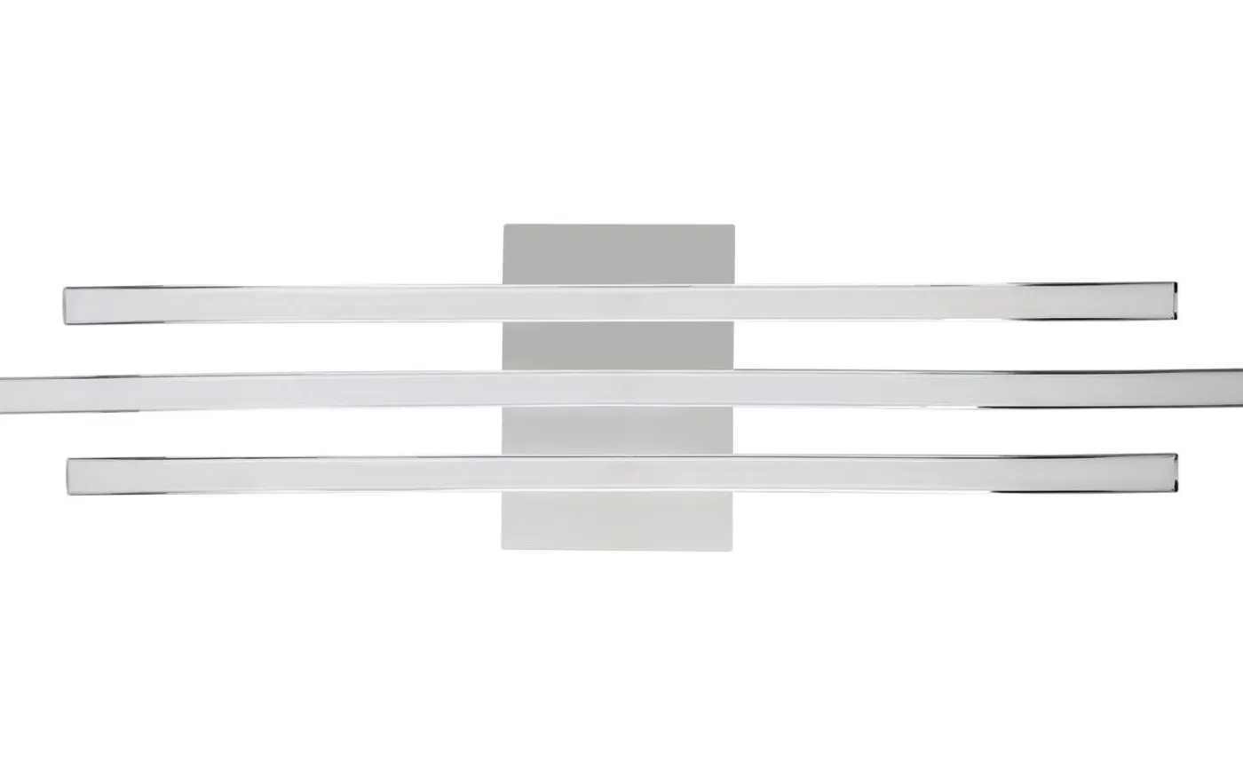 Roncade Plafond 65cm LED 3000K 26W Krom