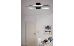 Roncade Plafond 65cm LED 3000K 26W Svart