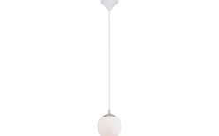Rondo Fönsterlampa 20cm Borstad Stål/Vit
