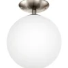 Rondo Plafond 25cm Nickel/Vit