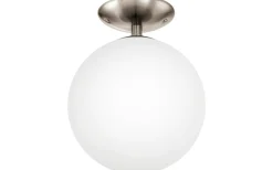 Rondo Plafond 25cm Nickel/Vit