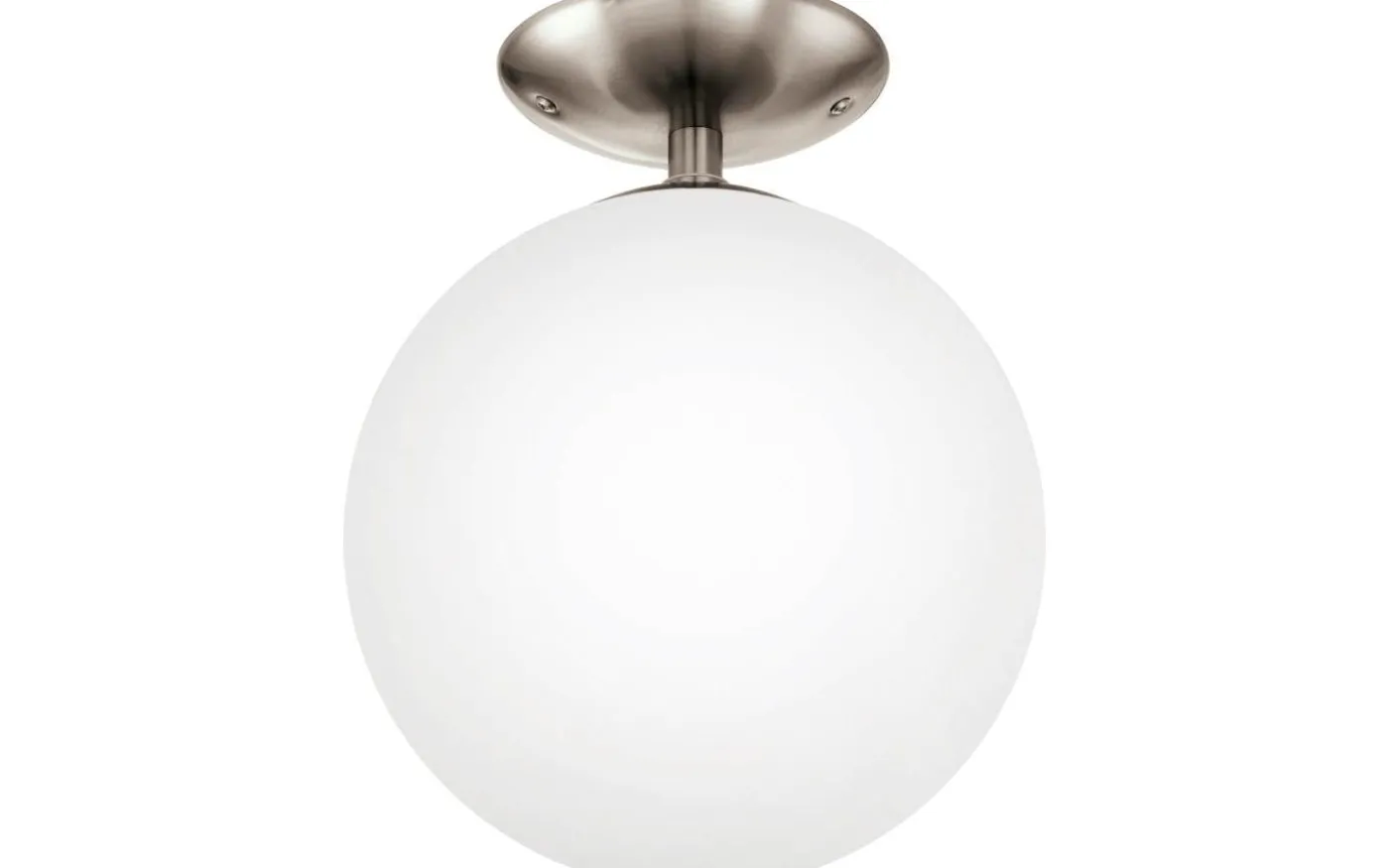 Rondo Plafond 25cm Nickel/Vit