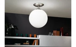 Rondo Plafond 25cm Nickel/Vit