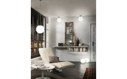 Rondo Plafond 25cm Nickel/Vit