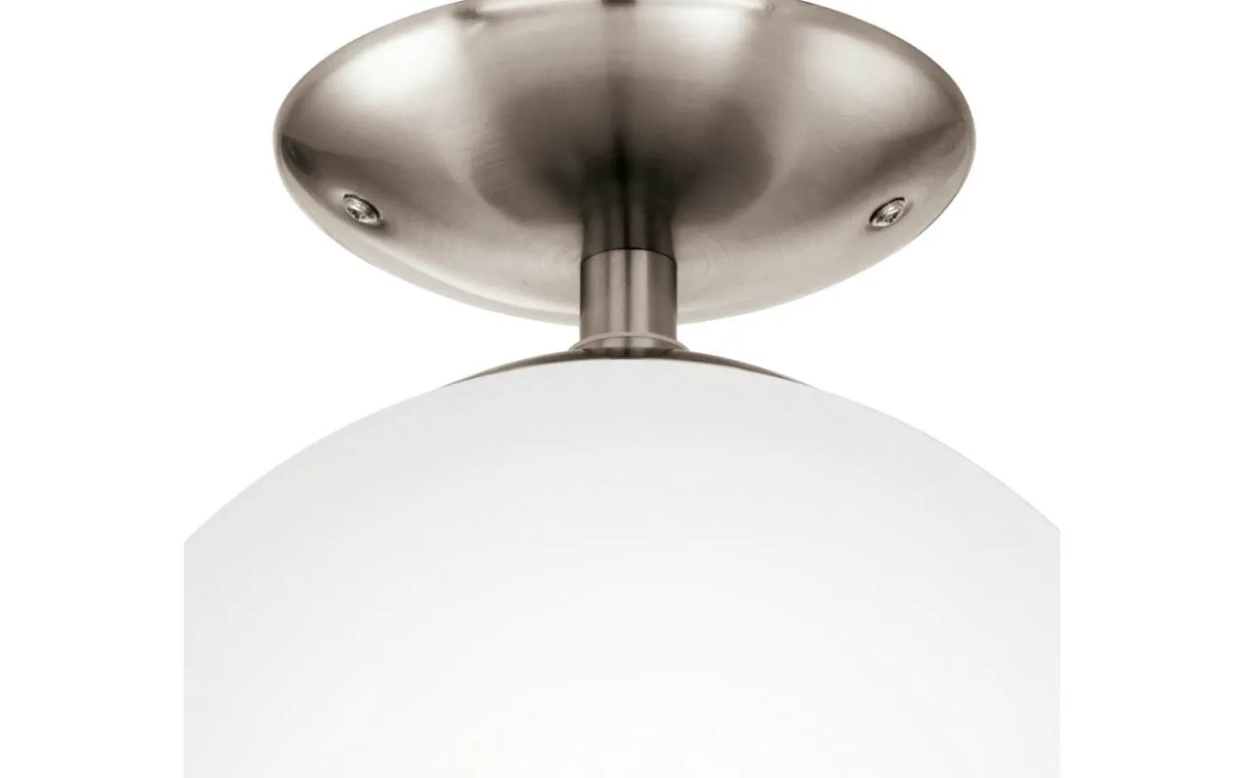 Rondo Plafond 25cm Nickel/Vit