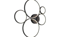 Rondo Plafond LED 5-delad mattsvart