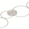 Rondo Plafond LED 4-delad mattvit