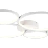 Rondo Plafond LED 5-delad mattvit