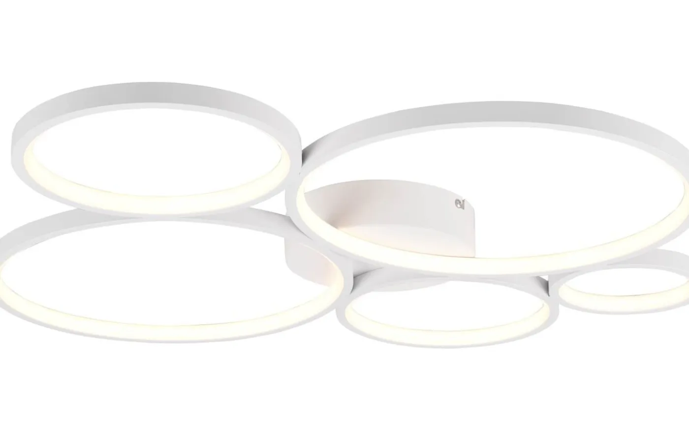Rondo Plafond LED 5-delad mattvit