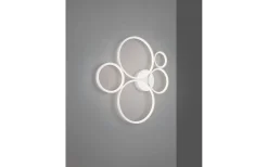 Rondo Plafond LED 5-delad mattvit