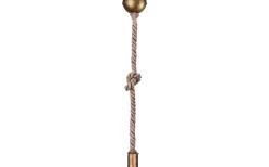 Rope Fönsterlampa 12cm E27 antikmässing