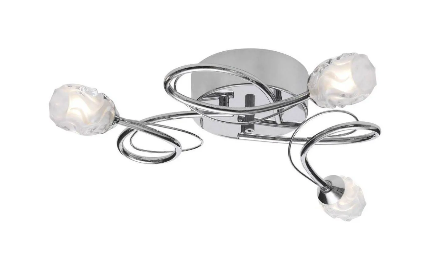 Rose Plafond 3L 51cm Krom/Frost