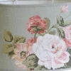 Rosemore Oval Lampskärm 25cm Softgrön Laura Ashley
