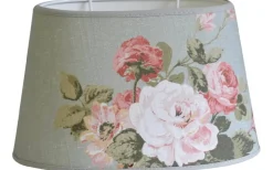 Rosemore Oval Lampskärm 20cm Softgrön Laura Ashley