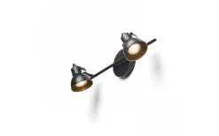 Rosita II Vägglampa 47cm 2L Svart