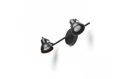 Rosita II Vägglampa 47cm 2L Svart