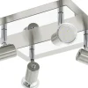 Rottelo Takspotlight 26cm GU10 LED 4x4,6W Nickel