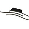 Route Plafond LED 3-delad mattsvart