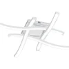 Route Plafond LED 4-delad mattvit