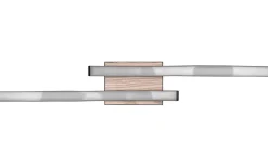 Route Plafond LED 2-delad träimitation/mattsvart