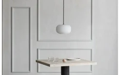 Rut Taklampa 24cm Opalvit