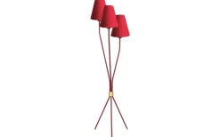 Ryholm Golvlampa 3L 128cm Röd