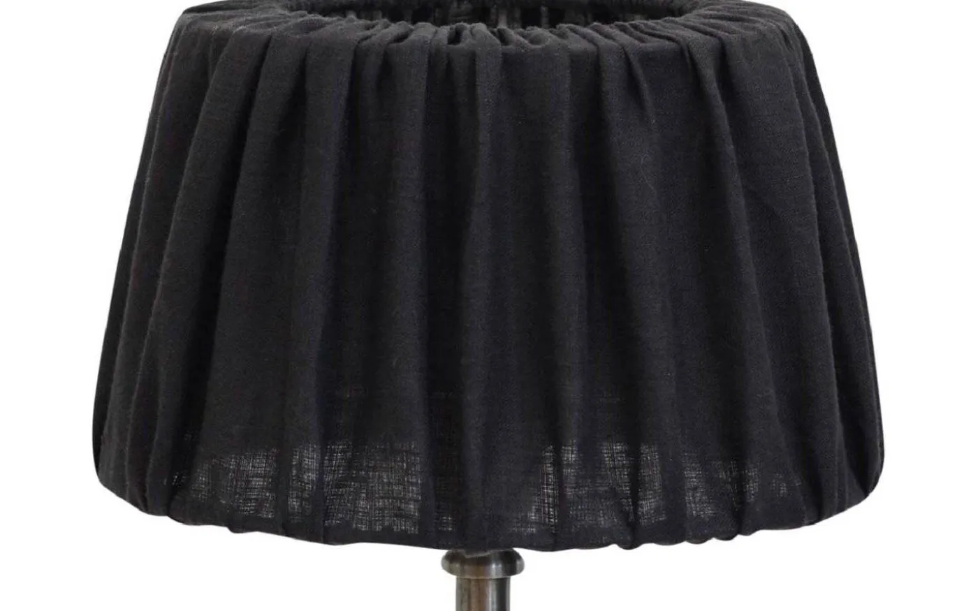 Sabina Plisserad Lampskärm Ø36cm Svart